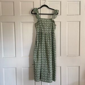 Gal Meets Glam brand, printed midi dress. Worn 2X.